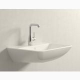 Baterie Lavoar Grohe Essence L Size Finisaj Crom – ambient baie, baterie crom montata pe lavoar suspendat alb, pe perete