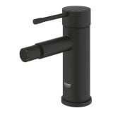 Baterie Bideu Grohe Essence S-Size Finisaj Negru Mat – baterie bideu negru mat izolata pe fundal alb