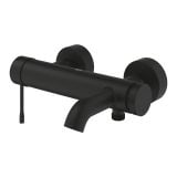 Baterie Cada Grohe Essence Finisaj Negru Mat – baterie cada negru mat pe fundal alb