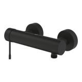 Baterie Dus Grohe Essence Finisaj Negru Mat – baterie dus negru mat pe fundal alb