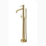Baterie Cada Freestanding Paffoni Light Finisaj Auriu Periat
