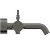 Baterie Cada Dus Ideal Standard Atelier Joy Magnetic Grey – baterie perete gri metalizat, fundal alb
