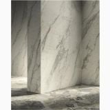Gresie Decor Portelanata HME Blended Marmura Mix Mat 60x120 cm – ambient, pereti si pardoseala din marmura mata cu texturi combinate, pe pardoseala si perete
