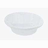 Cada Rotunda Incastrata Thea 160x160x44.4 cm – cada rotunda alba pe fundal neutru