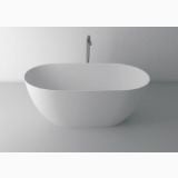 Cada Freestanding Toronto 160x74 cm – cada freestanding ovala alba pe fundal neutru