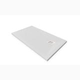 Cadita Dus Compozit Forma Alb 120x70 cm – cadita de dus alba pe fundal neutru