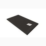 Cadita Dus Compozit Forma Negru 120x70 cm – cadita dus neagra izolata pe fundal alb