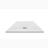 Cadita Dus Compozit Forma Alb 140x70 cm – cadita dus alba cu sifon central, fundal alb