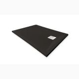 Cadita Dus Compozit Forma Negru 100x80 cm – cadita de dus negru mata pe fundal alb