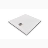 Cadita Dus Compozit Forma Alb 80x80 cm – cadita dus alba izolata pe fundal neutru