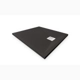 Cadita Dus Compozit Forma Negru 80x80 cm – cadita dus negru izolata pe fundal alb