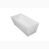 Cada Freestanding Cairo 159x65 cm – cada freestanding alba izolata pe fundal alb