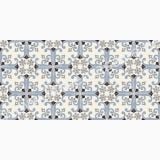 Gresie Decorata Paris Montmartre Blu 20x20 cm – placa decorativa cu motive florale albastru gri crem