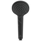 Coloana Dus cu Termostat Negru Ideal Standard Ceratherm T25 – para de dus neagra izolata pe fundal alb