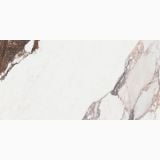 Gresie Calacatta Pink Lucios 40x80 cm – placa marmura alba cu vene roz si maro