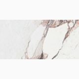 Gresie Calacatta Pink Lucios 40x80 cm – detaliu, detaliu textura marmorata roz cu vene gri
