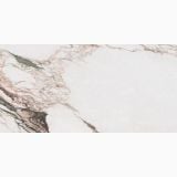 Gresie Calacatta Pink Mat 60x120 cm – placa marmorata alb-roz cu vene gri