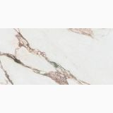 Gresie Calacatta Pink Mat 60x120 cm – detaliu, detaliu textura marmorata cu vene aurii si roz