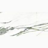 Gresie Calacatta Green Lucios 60x120 cm – placa marmura alba cu vene verzi izolata