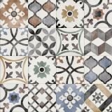 Gresie Decorata Play Classic Mix Multicolor 20x20 cm