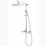 Coloana de Dus FDesign Anima cu Baterie Termostatata Crom Lucios