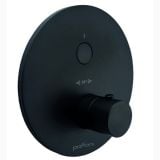 Baterie Incastrata Cada Dus Termostatata Paffoni Compact Box Finisaj Negru cu o iesire