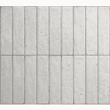 Gresie Portelanata Tetris Block Pearl Mat 5X20 cm – placi alungite gresie mata gri deschis pe rand