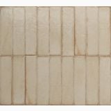 Gresie Portelanata Tetris Creme Lucios 5X20 cm – placi verticale ingume crem lucios pe perete
