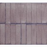 Gresie Portelanata Tetris Orchid Lucios 5X20 cm – placi verticale tip caramida, nuanta mov prafuit