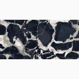 Gresie Abk Grand Antique Lux Lucios 60x120 cm – placa gresie negru cu alb, aspect marmorat