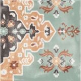 Gresie Play Carpet Mix Multicolor 20x20 cm – placa cu model covor multicolor, motive florale