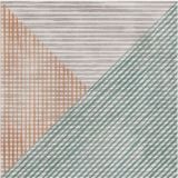 Gresie Play String Mix Multicolor 20x20 cm – placa 20x20 cu model geometric multicolor pe diagonala