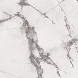 Gresie Abk Invisible Pearl Mat 120x120 cm – placa marmura alba cu vene gri intense
