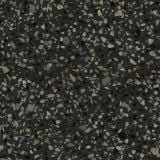 Gresie Play Dots Black 20x20 cm – textura terrazzo negru cu granule multicolore