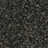 Gresie Play Dots Black 20x20 cm – textura terrazzo cu granule multicolore pe fond negru