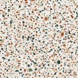 Gresie Play Dots Multiwhite 20x20 cm – gresie terrazzo multicolor cu fragmente maro, verde, bej