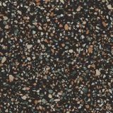 Gresie Play Dots Multiblack 20x20 cm – placa terrazzo multicolor pe fundal negru