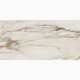Gresie Abk Calacatta Vena Oro Mat 60x120 cm – placa marmorata bej cu vinisoare aurii pe fundal neutru