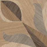 Gresie Intarsi Classic Mix 20x20 cm – placa cu motiv intarsiat frunza si pasare, model geometric