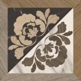 Gresie Intarsi Elite Mix 20x20 cm – placa decorativa cu motiv floral, model intarsiat