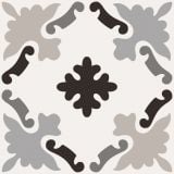 Gresie Patchwork B&W 03 20x20 cm
