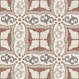 Gresie Newdeco Patchwork Lucios 60x60 cm – model patchwork terrazzo cu motive florale ornamentale