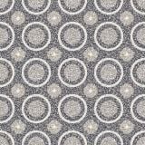 Gresie Newdeco Patchwork Lucios 60x60 cm – model terrazzo cu cercuri albe si puncte decorative