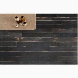 Treapta Blendart Dark 33x120cm – ambient living, pardoseala lemn inchis cu covor si vaze decorative