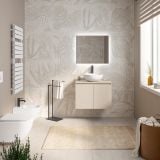 Mobilier Baie Suspendat Cuki 70 cm Cashmere cu Blat