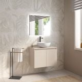 Mobilier Baie Suspendat Cuki 70 cm Cashmere cu Blat – imagine 2