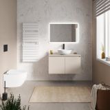 Mobilier Baie Suspendat Cuki 90 cm Cashmere cu Blat
