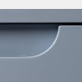 Mobilier Baie Suspendat Sleek 60 cm Bleu Pastel cu Blat – imagine 11