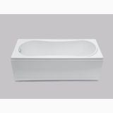 Cada Rectangulara Desire 160x70x59 cm – cada alba rectangulara izolata pe fundal gri