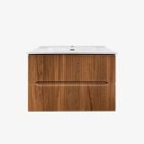 Mobilier Baie Easy Cannettato Noce Gold cu doua sertare L.90 cm